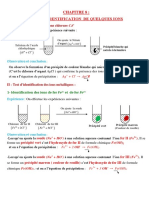 3ac Cours 08 - Tests D'identification de QLQ Ions