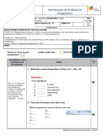 Ingles Octavo Diagnostica