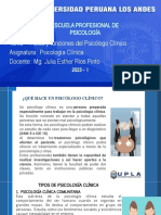 2 Semana Roles y Funciones Del Psicólogo Clínico 18 de Abril Del 2022 2