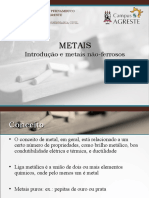 Aula 05 Metais Nao Ferrosos - Antonio