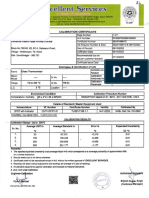 22-Thermometer Calibration Cartificate