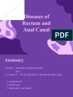 Diseases of Rectum and Anal Canal