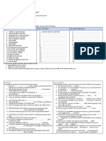 Contrastive Analysis Expressions Student Handout