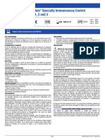 Lyphochek Specialty Immunoassay Control Levels 1, 2 and 3: Página 1 - 2023-02 - 16000028-00S /spanish Español