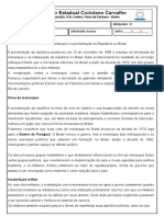 História - 9º Ano Vespertino - Crise Da Monarquia e Proclamação Da República