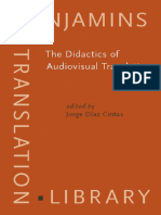 (Jorge Diaz Cintas) The Didactics of Audiovisual T PDF