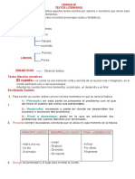 TEMA Lenguaje Textos Literarios Examen