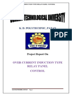 Master Induction Type Overcurerent Relay Panel