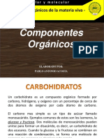 COMPONENTES ORGANICOS - Biomoléculas