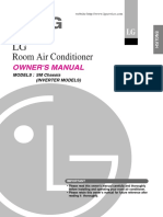 LG Room Air Conditioner: Owner'S Manual