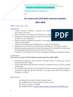 SECUENCIA El Proceso de Construcción Del Estado Nacional Argentino