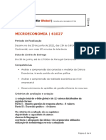 Enunciados-Instruções - Realização-Efolioglobal Microeconomia 1a Epoca 21-22 PDF