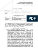 Apelacion de Sentencia de Primera Intancia PDF