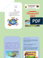 Como Prevenir La Contaminación Diptico