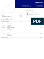 GO2bank Statement December 31, 2022 PDF