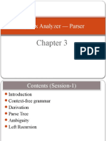 Chapter 3 - Syntax Analysis