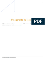 Orthogonalite Espace Cours PDF