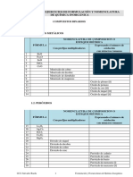 Ejercicios - INORGÁNICA - FormulaciónyNomenclatura - Bachillerato 22-23 PDF