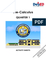 Q1 PRECALCULUS Learning Activity Sheet LAS 1 PDF