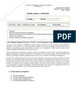 Prueba - Nivelación 1° - C - 2022