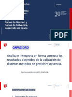 Sesión 07 Ratios de Gestión & Ratios de Solvencia PDF