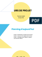 Cours 15 - Gestion de Projet - Post Mortem