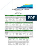 Fixture Mayores Primera Rueda A F