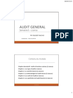 Support Audit Général PR Y RACHID