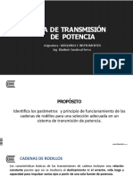 Semana 04 - CADENAS DE TRANSMISION DE POTENCIA