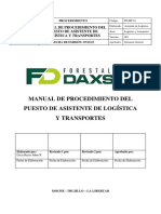 Manual de Procedimientos (Logistica y Transportes) PDF