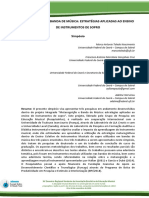 Metacognição e Banda de Música: Estratégias Aplicadas Ao Ensino de Instrumentos de Sopro