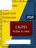 LKPD Kelarutan Dan Hasil Kali Kelarutan