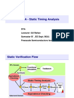 STA Static Timing Analysis