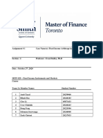 Fixed Income Arbitrage Assignment Team 2A