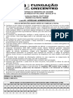 AUXILIAR - ADMINISTRATIVO - Prefeitura Goioere