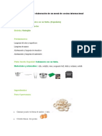 Actividad 3 Elaboración de Un Menú de Cocina Internacional