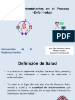 Factores Determinantes en El Proceso Salud - Enfermedad