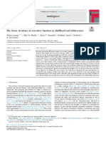 The Factor Structure of Executive Function in Childhood and Adolescence