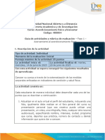 Guía de Actividades y Rúbrica de Evaluación - Fase 1 - Acercamiento Al Acondicionamiento Físico