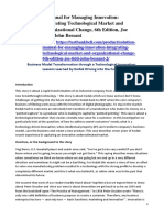 Solution Manual For Managing Innovation Integrating Technological Market and Organizational Change 6th Edition Joe Tidd John Bessant 2