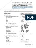 Test Bank For Biology The Unity and Diversity of Life 13th Edition Cecie Starr Ralph Taggart Christine Evers Isbn 10 1111425698 Isbn 13 9781111425692