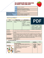 Grupo 2 de Comunicación - Sesión (Leemos La Receta de La Ensalada de Frutas)