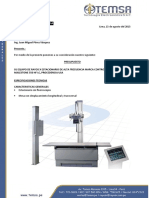 P.726a.5.15 - Ing. Juan Miguel Perez Vasquez - Asociacion Pataz - Equipo de Rayos X Convencional-Procesadora-Chasis