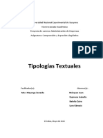 Tipologías Textuales