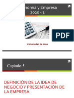 Idea de Negocio y Empresa