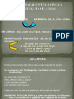 Comparação Entre A Língua Portuguesa e Libras