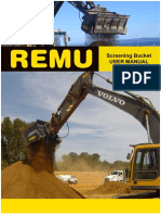 Operatorsmanual Screening Bucket Remu A413784