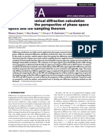 Zhang 2020 - Analysis of Numerical Diffraction Calculation Methods From The Perspective of Phase Space Optics and The Sampling Theorem