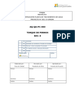 PROCEDIMIENTO 403 - Torque de Pernos