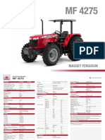 Especificaciones Tractor MF 4275